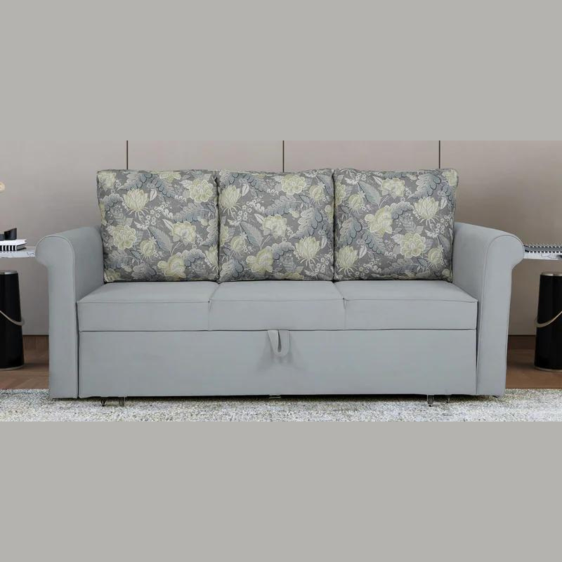 Natural Art & Crafts Symphony Handmade Upholstery Pull-Out Sofa Cum Bed