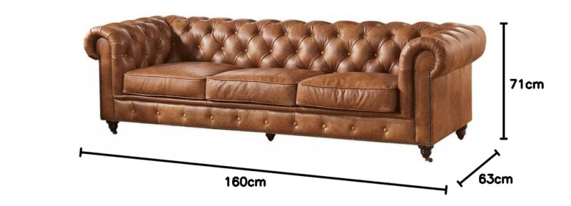 Natural Art & Craft Classic Button Tufted Teak Wood Leatherette Modern Luxury Chesterfield 3+2 Sofa Set with 1 Center Table - Image 6