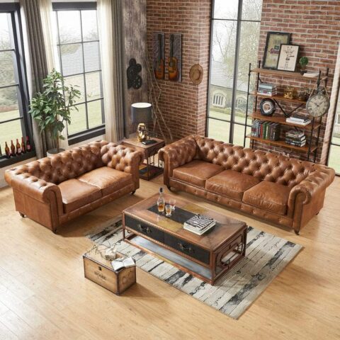 Modern & Carved Sofa Set