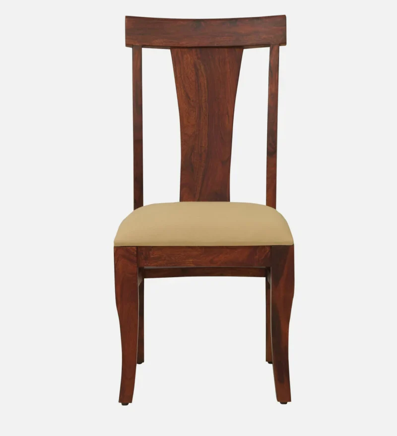 Natural Art & Crafts Kentan Handmade Teak Wood Dining Chair Modern Design, Perfect for Dining Room or Kitchen (Honey Oak Finish) - Image 2