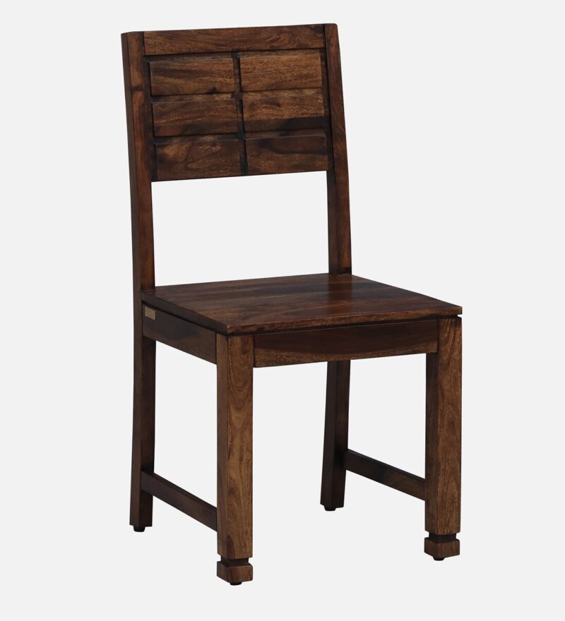 Natural Art & Crafts Segur Handmade Teak Wood Dining Chair Modern Design, Perfect for Dining Room or Kitchen (Teak Finish) - Image 3