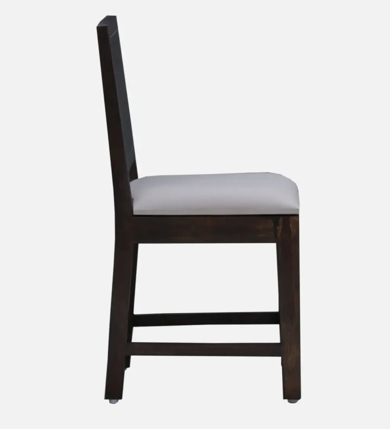 Natural Art & Crafts Stanfield Design Handmade Teak Wood Dining Chair Modern Design, Perfect for Dining Room or Kitchen (Chestnut Finish) - Image 4