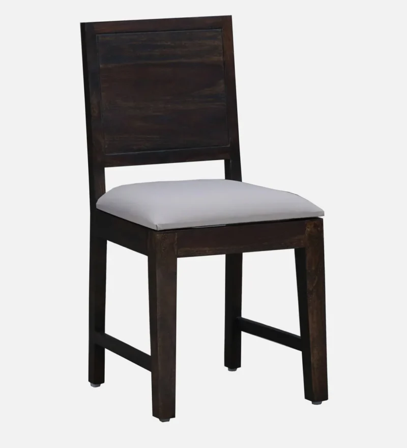 Natural Art & Crafts Stanfield Design Handmade Teak Wood Dining Chair Modern Design, Perfect for Dining Room or Kitchen (Chestnut Finish) - Image 2