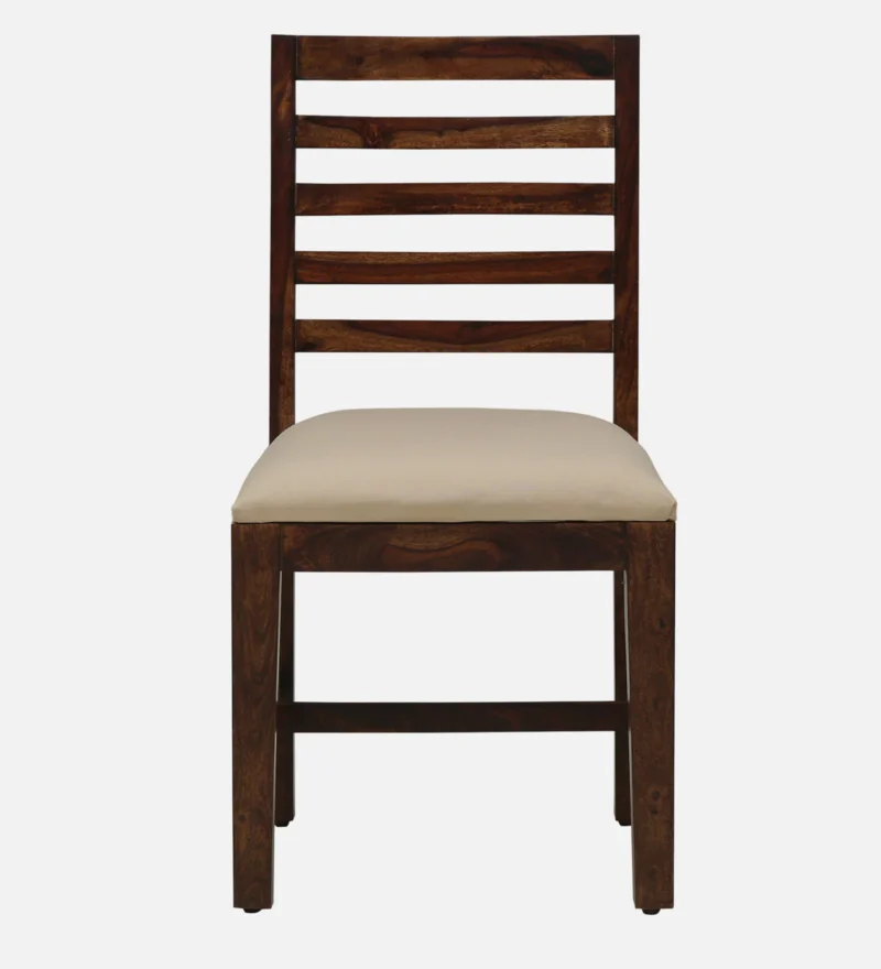 Natural Art & Crafts Stigen Handmade Teak Wood Dining Chair Modern Design, Perfect for Dining Room or Kitchen (Honey Oak Finish) - Image 2
