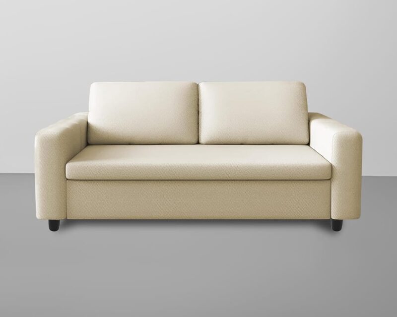 NATURAL ART & CRAFT -comfort for 3 Seater Double Foam Fold Out Sofa Cum Bed - Pre-assembled) - Image 2