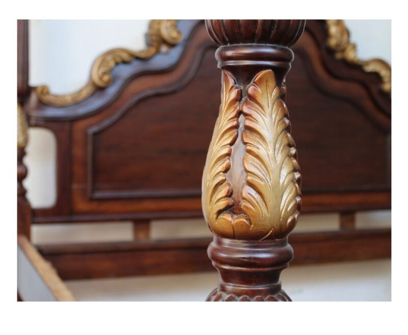 NATURAL ART & CRAFT Victorian Classic Bed (Teak Wood) - Image 5